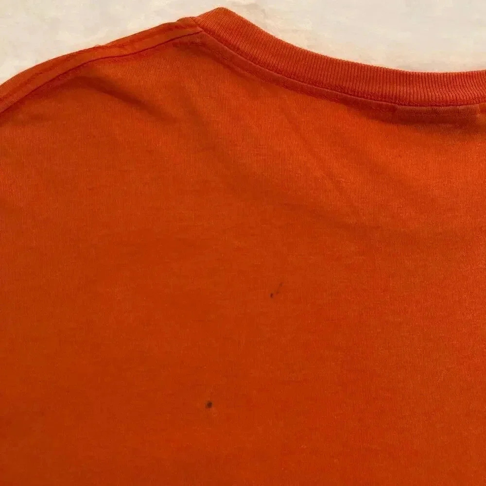 Polo Ralph Lauren Men's Crew-Neck Solid short sleeve T-shirt Orange Size XL - Picture 9 of 9